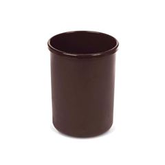 Lixeira Escritório 12l Marrom Plasvale