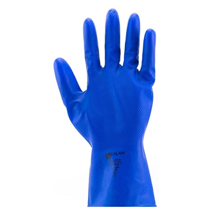 Luva Nitrif Ambidestra Uma Mão G Azul