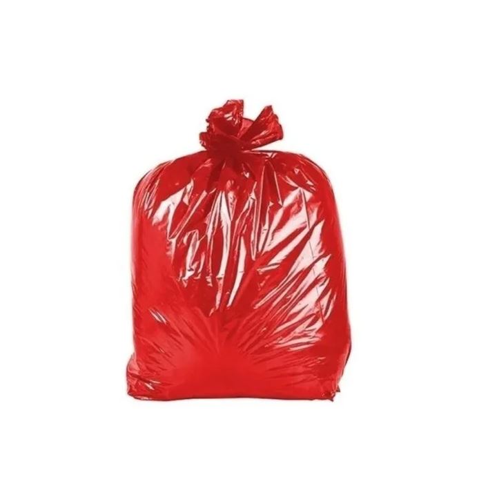 Saco De Lixo 40lts 100 Unidades Vermelho
