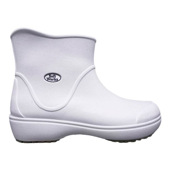 Bota Boot Antiderrapante Bb85 Preto Branca N42