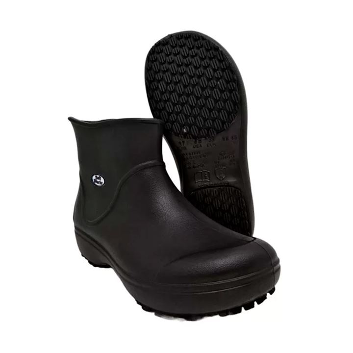   Bota Cano Curto Profissional Antiderrapante | Preta – Soft Works BB85 Nº42