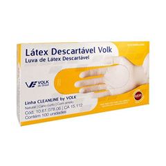 Luva Proced Latex Pp Ep C Po C 100 Volk