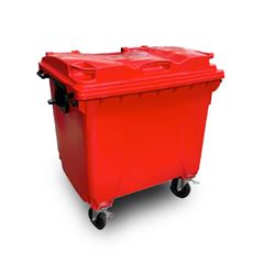 Contentor Vermelho 1.000 Litros Lar Plasticos