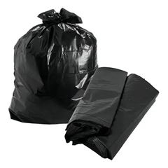 Saco de lixo 200L  PR 90X100X08 REF ALFA