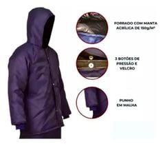 Japona Nylon Manta Azul Marinho GG Maicol