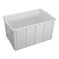 CAIXA ORGANIZADORA 180L BRANCO  LARPLASTICO