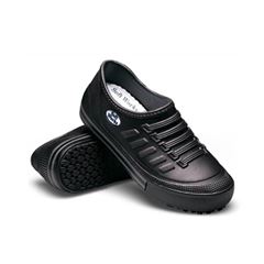 Sapatênis Works Antiderrapante Bb81 Preto2 Com Friso Cinza N41