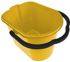Balde Plástico 15L Amarelo Tonk