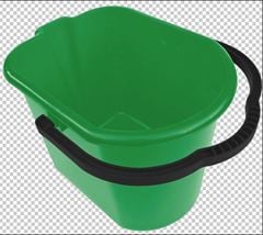 Balde Plástico 15L Verde Tonk