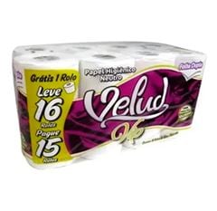Papel Higiênico Velud Folha Dupla  Com 16 Pacotes com 4 Rolos