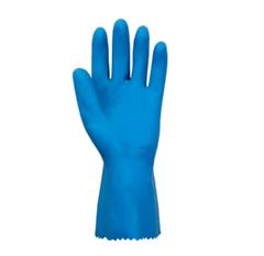 Luva De Látex Silver Tamanho G Azul Inoven