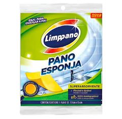 Pano Esponja 17x15 Biodegradavel Limppano