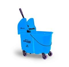 Conjunto Balde Espremedor Vertical duas águas 30L Azul Kunber