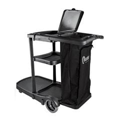 Carro Funcional Preto Compacto E Bolsa Preto Kunber