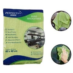Pano Microfibra 40X40Cm Verde Perfect