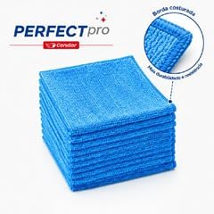 Pano Microfribra 30x30Cm Azul Perfect