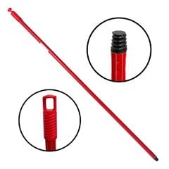 Cabo Metalico1,40Mt Vermelho Com Rosca Perfect