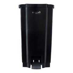 Lixeira 100 Litros Com Pedal Preto Lar Plástico